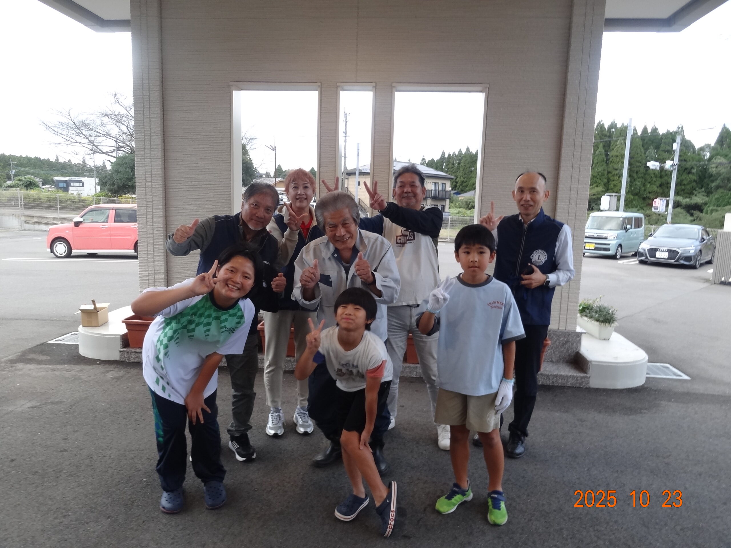 えらぶユリ寄贈